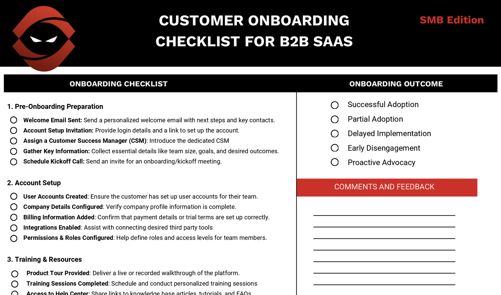 Customer Onboarding Checklist - SMB Edition Thumbnail